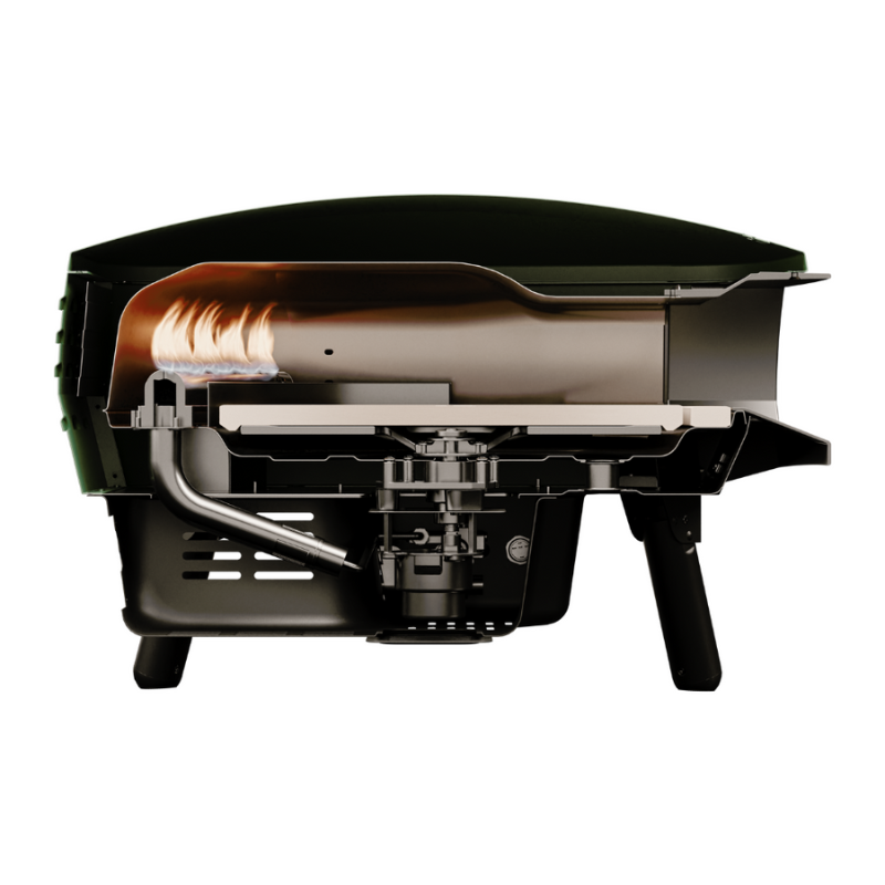 WITT 13” Piccolo Rotante Gas Pizza Oven with Rotating Stone