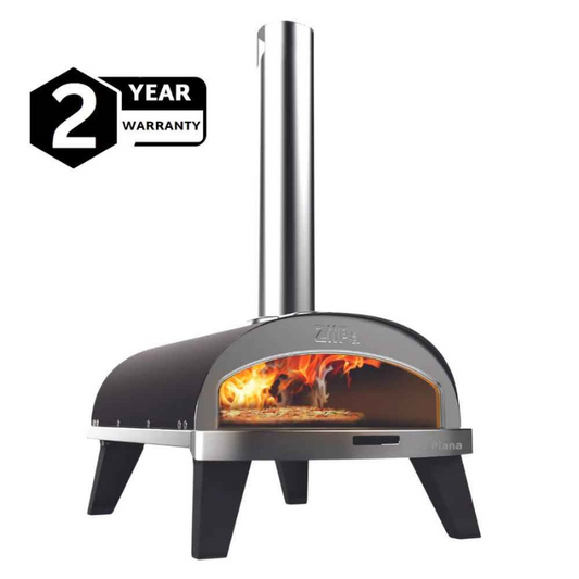 ZiiPa Piana Wood Pellet Pizza Oven with Rotating Stone – Charcoal