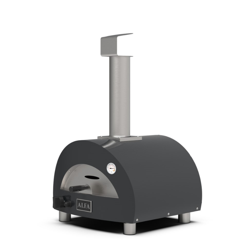 Alfa Forni Moderno Portable Gas Pizza Oven - Slate Grey