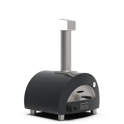 Alfa Forni Moderno Portable Gas Pizza Oven - Slate Grey